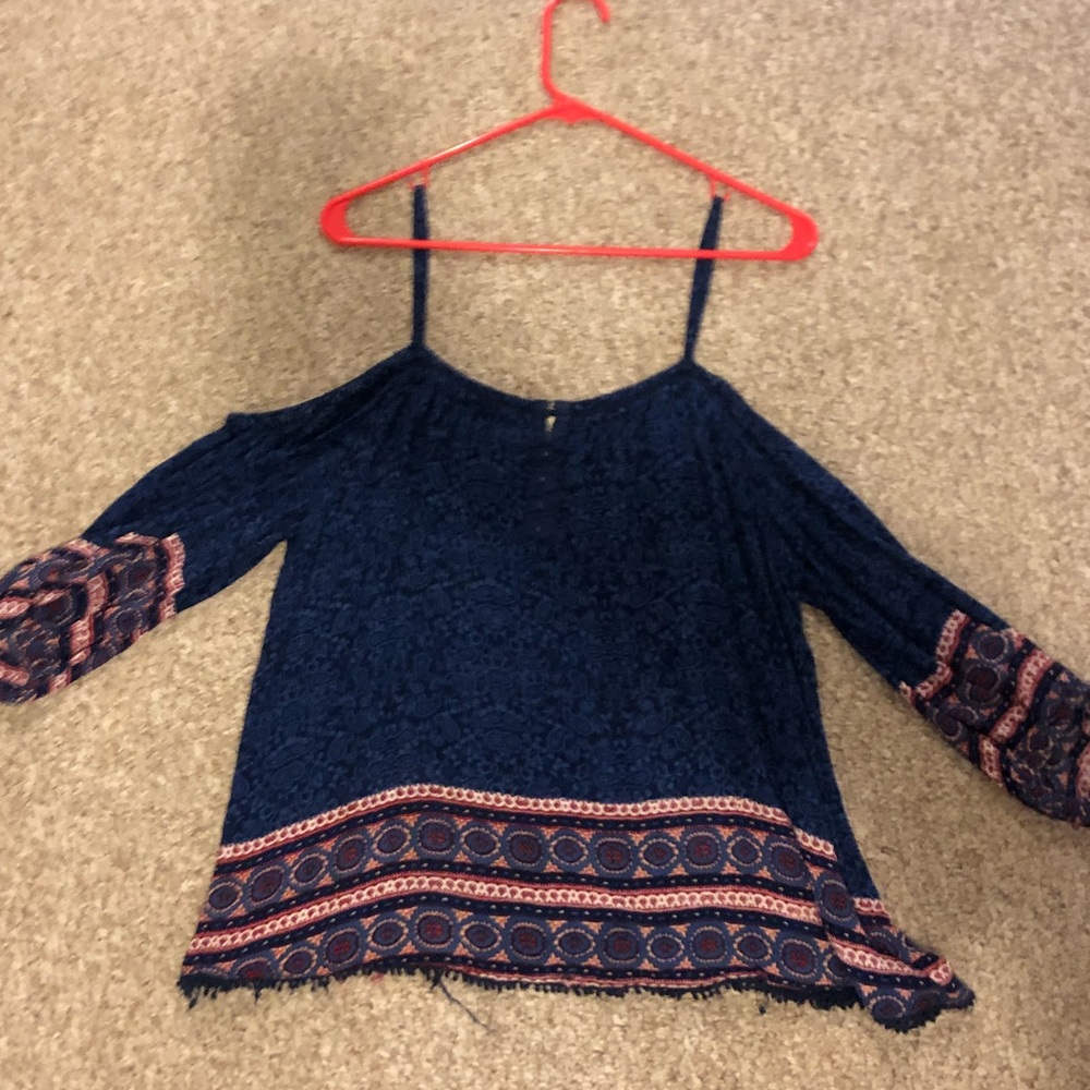 Off the shoulder boho top